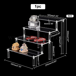 4-ярусная акриловая модель игрушки в сборе с держателями-органайзерами ODIS-WH0029-62