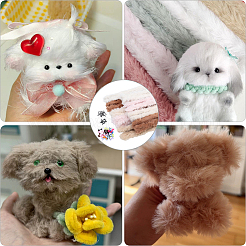 5 пакетик самодельной плюшевой синельной палочки&nbsp;FIND-SC0020-86