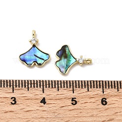 Латунные микро проложить кубического циркония подвески KK-K384-21B-G