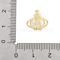 Латунные микропаве прозрачные кубические циркониевые подвески&nbsp;LS-KK-K371-32G