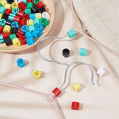 210 шт. 7-х цветные пластиковые маркеры для одежды цветные бирки KY-GF0001-36