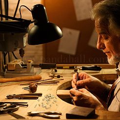 Нержавеющая сталь 304 с полированными бусинами из нержавеющей стали 201 STAS-WH0016-05P