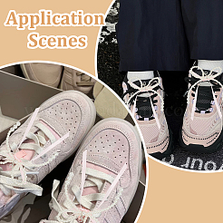 4 шт. пластиковая имитация жемчуга и ленточный бант-подвеска украшения&nbsp;DIY-HY0002-10B