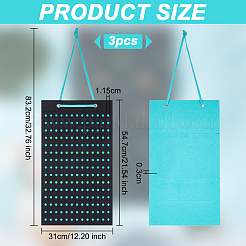 Войлочный подвесной органайзер для волос с когтями для женщин и девочек&nbsp;LS-AJEW-WH0347-71