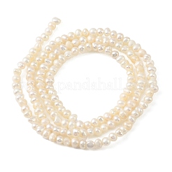 Нити из натурального культивированного пресноводного жемчуга&nbsp;PEAR-L034-14B