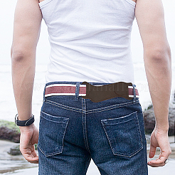 Ножны для ножей из воловьей кожи волнообразной формы AJEW-WH0314-618