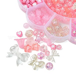 DIY акрил и АБС-пластик бусины с имитацией жемчуга браслеты наборы для изготовления ювелирных изделий DIY-FS0006-24C