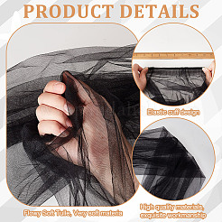 Съемные рукава-фонарики из органзы AJEW-WH0270-359B