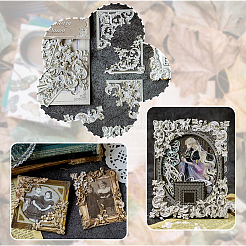 6 набор 6-х цветных бумажных наклеек с угловыми темами&nbsp;DIY-SP0005-61