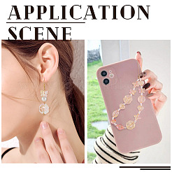 90 шт. 9 стиля двухцветные прозрачные акриловые бусины&nbsp;MACR-TA0002-11