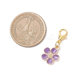 Подвесные украшения из сплава эмали HJEW-JM04235