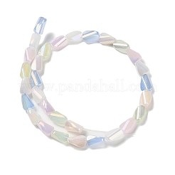 Стеклянные бусины с гальваническим покрытием &nbsp;EGLA-P065-01A