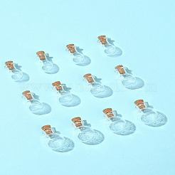 12 шт. 3 стиля стеклянных бутылок AJEW-FS0001-20