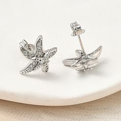 Серьги-гвоздики из циркония EJEW-A145-03D-P