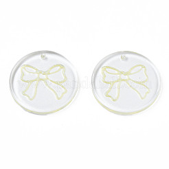 Прозрачные смоляные подвески&nbsp;RESI-N030-006B