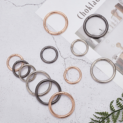 12шт 6 стиля пружинные кольца из цинкового сплава FIND-WR0007-08