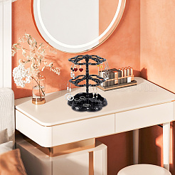 2 набор из 2-х цветных 2-уровневых 360-х вращающихся пластиковых органайзеров для ювелирных изделий EDIS-PH0001-88