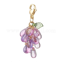 Украшение подвески из стекла и акрила в форме капли HJEW-TA00270