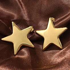 Серьги-гвоздики из нержавеющей стали 304&nbsp;EJEW-U047-27G