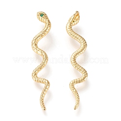 Латунные микро проложить кубического циркония большие кулоны ZIRC-K086-10G