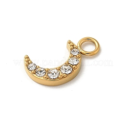 Ионное покрытие (ip) нержавеющая сталь 304 с подвесками из стразов STAS-G351-16G-02