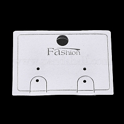 Бумажная и пластиковая карточка для демонстрации сережек со словом мода CDIS-L009-12