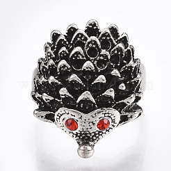 Сплав манжеты кольца пальцев RJEW-T006-40