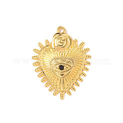 Подвески из нержавеющей стали 304 со стразами&nbsp;STAS-OY011-69G