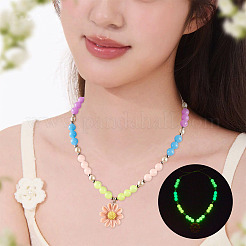 702шт 18 стиля светящиеся акриловые бусины&nbsp;MACR-TA0002-09