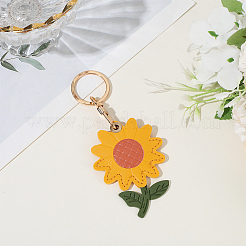 1шт брелок из искусственной кожи с подвесками KEYC-SP0001-47A