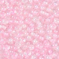 Внутри цветные прозрачные стеклянные бусины&nbsp;SEED-T009-01J