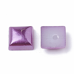 Абс пластмассовые имитационные жемчужные кабошоны SACR-R748-6x6mm-Z47