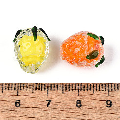 Бусы лэмпворк ручной работы LAMP-N036-05A