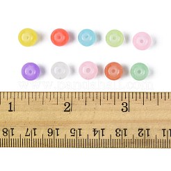 200 комплект из 10-х цветных круглых бусин из искусственного нефрита DGLA-FS0001-24