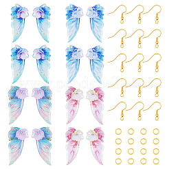 Наборы для самостоятельного изготовления сережек-крыльев DIY-TA0012-36