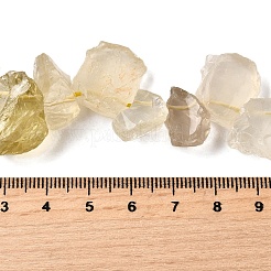 Естественный лимонный кварц нитей бисера G-S386-B02