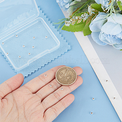 12 шт. 925 бусины-рондели из стерлингового серебра&nbsp;STER-BC0001-85