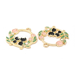 Подвески из эмали и сплава&nbsp;ENAM-C005-29G-01