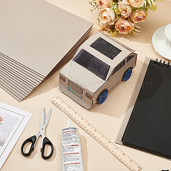 Прямоугольник крафт-бумага ДСП DIY-WH0479-84B