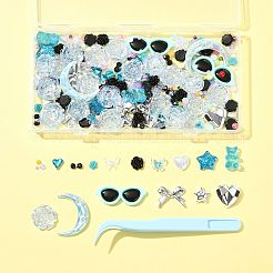 Комплекты фурнитуры для кабошонов из искусственного жемчуга DIY-FS0009-78