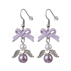 Серьги-бантики из сплава EJEW-JE06414