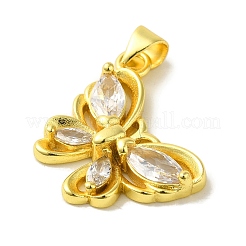 Латунь со стеклянными подвесками&nbsp;KK-Z042-01G-01