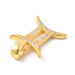 925 подвеска из стерлингового серебра с микропаве из прозрачных кубических цирконий STER-Z012-06G-04