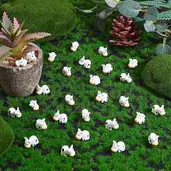 40шт смолы мини-корова домашнее украшение дисплея&nbsp;JX874A