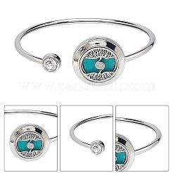 1 шт. браслеты-манжеты из нержавеющей стали&nbsp;BJEW-SC0001-55D