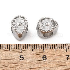 Европейские бусины из нержавеющей стали 304 STAS-M112-03P-02