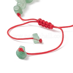 Плетеный браслет из бисера с кристаллами драгоценных камней BJEW-JB08632