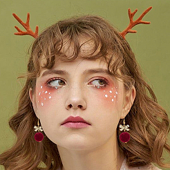 48 шт. 6 вида пластиковых флокированных бусин&nbsp;KY-SC0002-47B