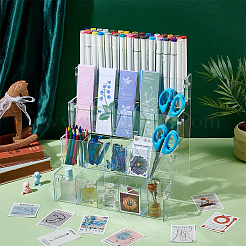 4-уровневый акриловый органайзер для маркеров&nbsp;ODIS-WH0043-190B