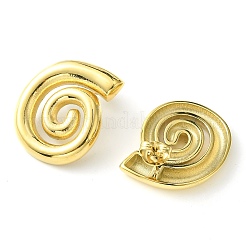 Серьги-гвоздики из нержавеющей стали 304 с ионным покрытием (IP) EJEW-Z038-07G